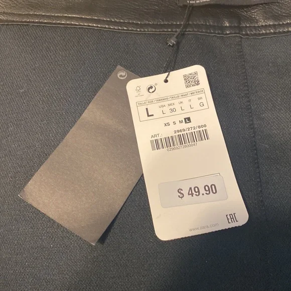 Beautiful black mini Zara women skirt - Picture 9 of 16